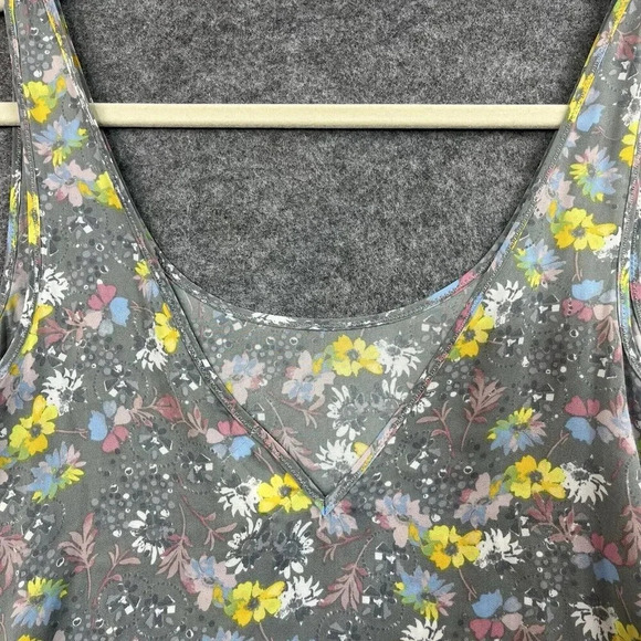 Intimately Free People Floral Tank Top Womens Small Flowy Oversized Prairiecore - Picture 4 of 9
